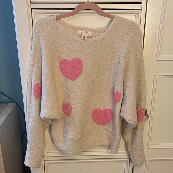 Jessica Simpson Sweaters - Cozy Pink Heart Sweater